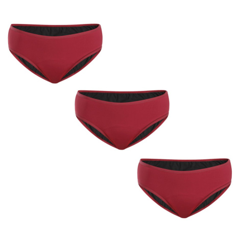 Meracus 3PACK Menstruační kalhotky Timeless Burgundy Plus (MEMS106) XS