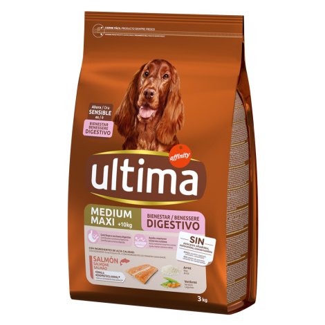 Ultima Medium / Maxi Sensitive s lososem - 3 kg Affinity Ultima