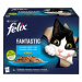 Felix Fantastic s lososem, platýsem, tuňákem a treskou v želé 12 x 85 g