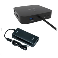 i-tec USB-C HDMI DP Docking Station, Power Delivery 100 W + Universal Charger 112 W