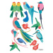 Arch samolepek 30x42 cm Rio Tropical Birds – Lilipinso