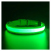 Reedog Flash USB svíticí obojek pro malé, střední a velké psy - zelená - XL