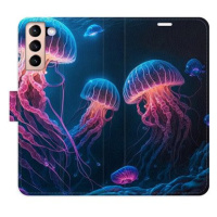 iSaprio flip pouzdro Jellyfish pro Samsung Galaxy S21