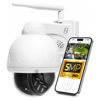 Venkovní kamera Otočná WiFi 5MPx 4MPx Kovová Aplikace Sledování