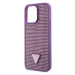 Zadní kryt Guess Rhinestones Triangle Metal Logo pro Apple iPhone 14 Pro Max, purple