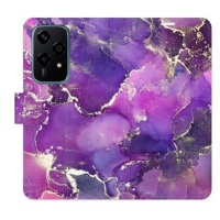 iSaprio Flip pouzdro Purple Marble pro Honor 200 Lite