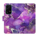 iSaprio Flip pouzdro Purple Marble pro Honor 200 Lite