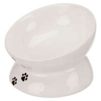 Trixie vyvýšená keramická miska pro kočky bílá 0,15 l