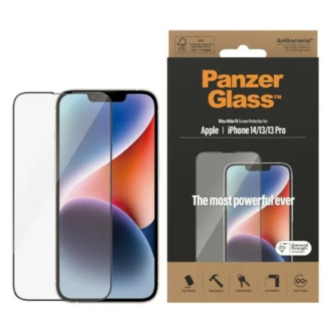 Ochranné sklo PanzerGlass Ultra-Wide Fit iPhone 14 / 13 Pro / 13 6,1" Screen Protection Antibact