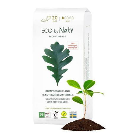 Dámské ECO inkontinenční vložky Naty - mini (20 ks)