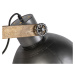 Průmyslová závěsná lampa černá s mangovým dřevem 2-světlo - Mango