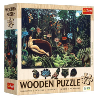 Dřevěné puzzle Art: Henri Rousseau - Sen 200 dílků