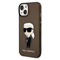 Pouzdro Karl Lagerfeld IML Ikonik NFT zadní kryt Apple iPhone 14 PLUS Black