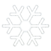 Vánoční LED dekorace Colouring snowflake 90 LED, 50 x 43 cm