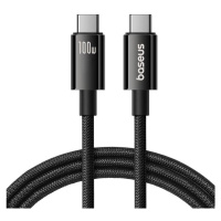 Kabel Baseus Cable USB Tungsten Gold USB-C to USB-C 100W 1,5m (black)