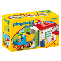 Playmobil 70184 vyklápěcí auto s garáží, vkládačka (1.2.3)