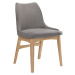 Estila Moderní jídelní židle Nordica Clara z dubového masivu světle hnědé barvy se skandinávským