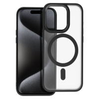Smarty Matte Mag kryt s MagSafe iPhone 15 Pro černý