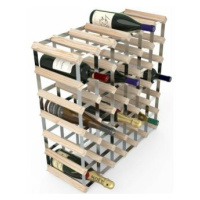 RTA Stojan na víno na 42 lahví přírodní borovice - pozinkovaná ocel