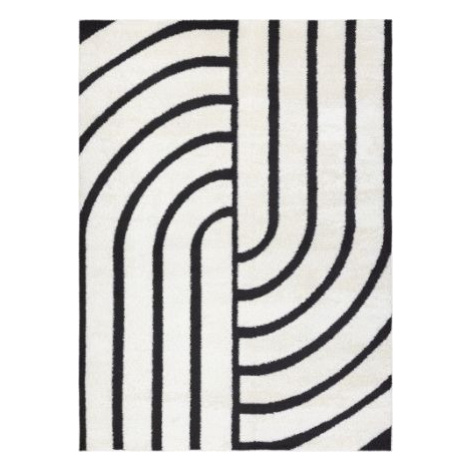 Kusový koberec Mode 8631 geometric cream/black FOR LIVING