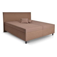 Čalouněná postel Ariana 180x200, hnědá, včetně matrace