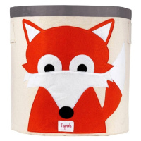 3 SPROUTS - Koš na hračky Fox Orange