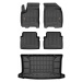 Set 3D Gumové rohože a rohož Chevrolet Aveo hatchback 2007-2011