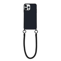 TopQ Minimalist Wrist Strap iPhone 15 Pro černý 126751