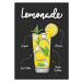 Ilustrace Vector engraved style Lemonade drink in, Mariia Akimova, 30 × 40 cm