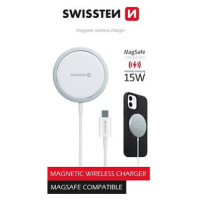 Swissten MagStick wireless nabíječka pro Apple iPhone (kompatibilní s MagSafe)