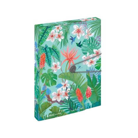 HERLITZ Box A4/4 cm, Lady Jungle