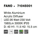 Nova Luce Kruhové stropní LED svítidlo Fano s kovovým rámečkem - 26 W LED, 1560 lm, pr. 400 x 15