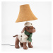 Kinder tafellamp jachthond bruin - Spike