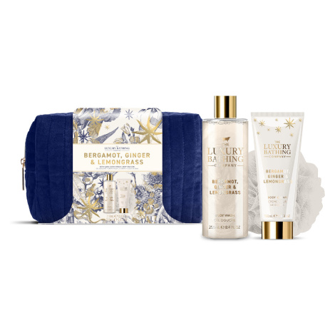 Grace Cole Dárková sada péče o tělo v taštičce Bergamot, Zázvor & Lemongrass 3 ks