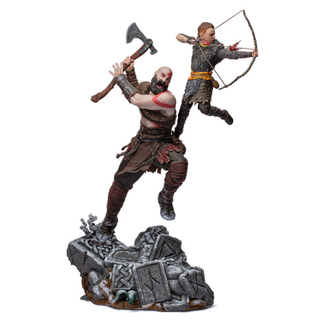 Soška Iron Studios - Kratos and Atreus BDS Art Scale 1/10 – God of War