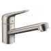 Hansgrohe 71808800 - Dřezová baterie M421-H100, vzhled nerezu