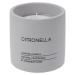 Repelentní svíčka Citronella v betonovém obalu, 10 x 10 cm