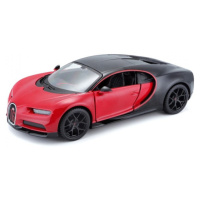 Bburago bugatti chiron sport red/black 1:18