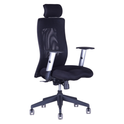 Kancelářská židle na kolečkách Office Pro CALYPSO XL SP1 - s područkami a podhlavníkem Černá 111