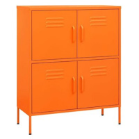 Úložná skříň oranžová 336138