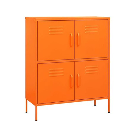 Úložná skříň oranžová 336138 SHUMEE