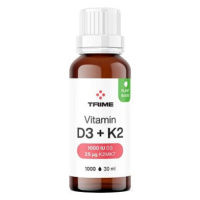 Trime Vitamín D3 & K2, 1000 IU D3 / 25 µg K2-MK7 1000 kapek