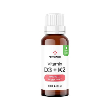 Trime Vitamín D3 & K2, 1000 IU D3 / 25 µg K2-MK7 1000 kapek