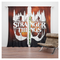 Sablio Závěs Stranger Things Glow: 2ks 140x250cm