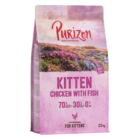 Purizon Kitten kuře & ryba - bezobilné - 2,5 kg