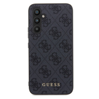 Guess hard silikonové pouzdro Samsung Galaxy A54 5G Grey 4G Metal Gold Logo