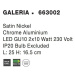 NOVA LUCE bodové svítidlo GALERIA nikl satén chromovaný hliník GU10 1x10W IP20 bez žárovky 66300