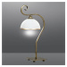 EMIBIG LIGHTING Stolní lampa Wivara LN1, klasický design, zlatá
