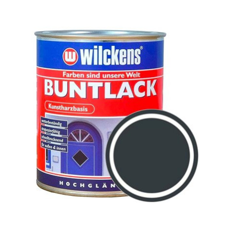 Wilckens Syntetická vrchní barva vysoký lesk Buntlack Hochglaezend 750 ml, šedá