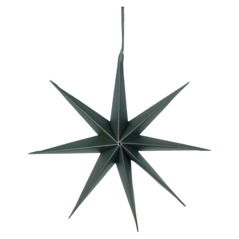 Závěsná vánoční dekorace průměr 50 cm Broste STAR -L - zelená Broste Copenhagen
